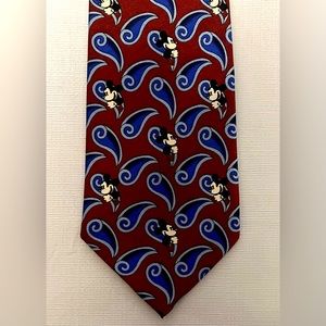 Walt Disney World Parks Original 100% Silk Neck Tie